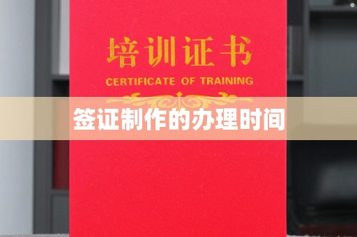 赵县签证制作的办理时间