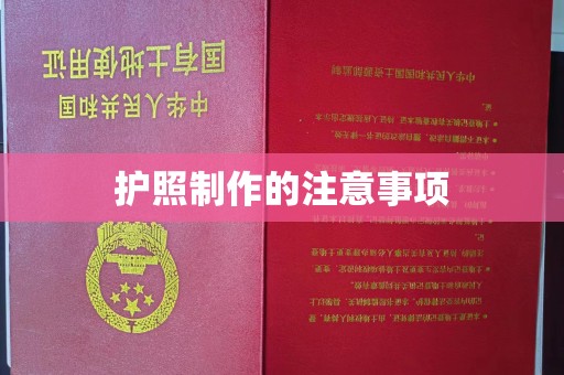 赵县护照制作的注意事项