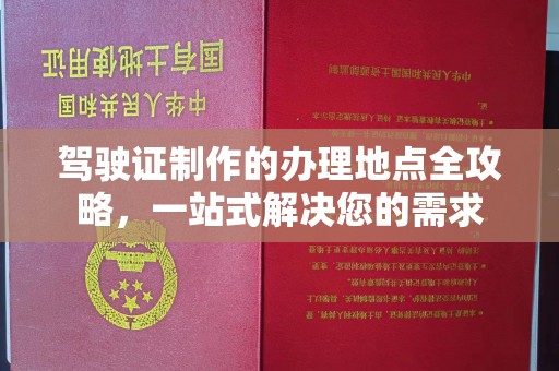 赵县驾驶证制作的办理地点全攻略，一站式解决您的需求