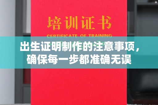 赵县出生证明制作的注意事项，确保每一步都准确无误