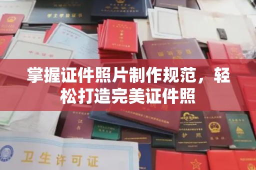 赵县掌握证件照片制作规范，轻松打造完美证件照