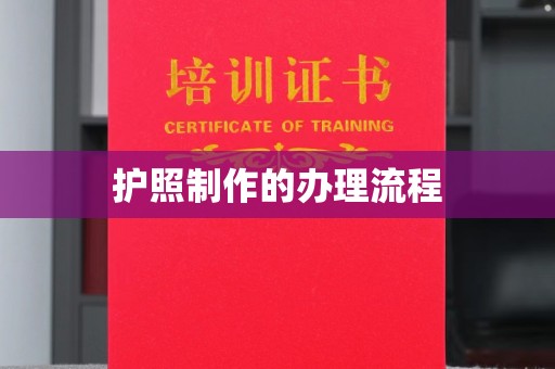 赵县护照制作的办理流程